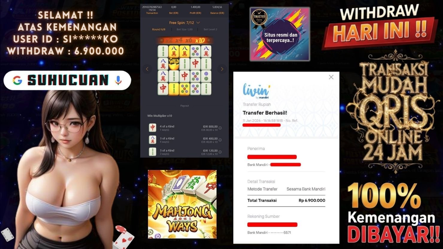 SUHUCUAN JACKPOT SLOT MAHJONG WAYS